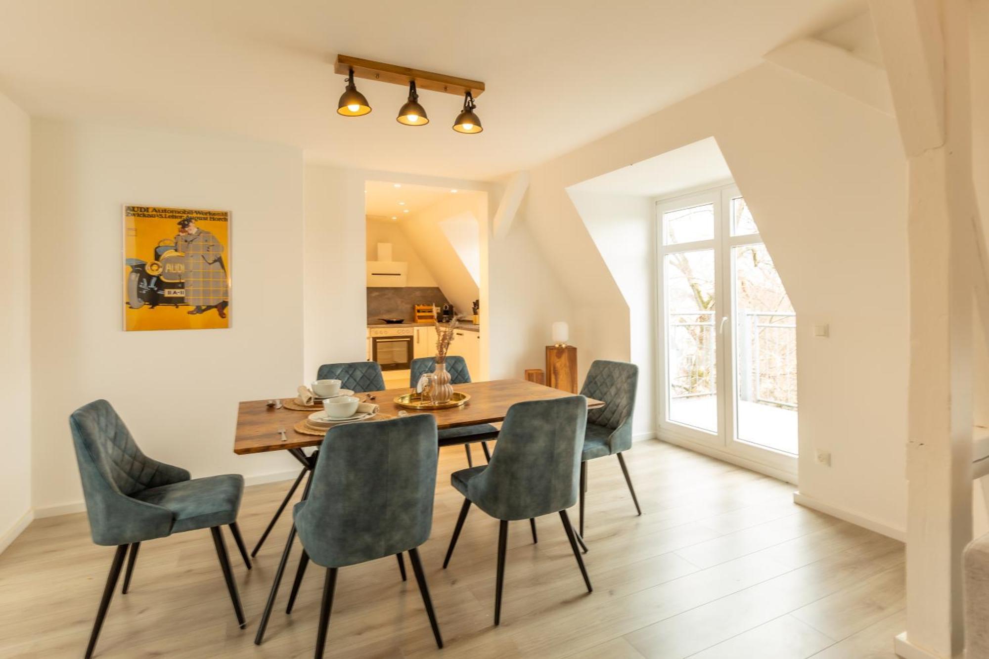 Soulscape Apartments Zwickau Kompakter Loft-Wohnraum Mit Lift Direkt In Die Wohnung, Modern, Zentrumsnah, Gratis Wifi Exterior foto